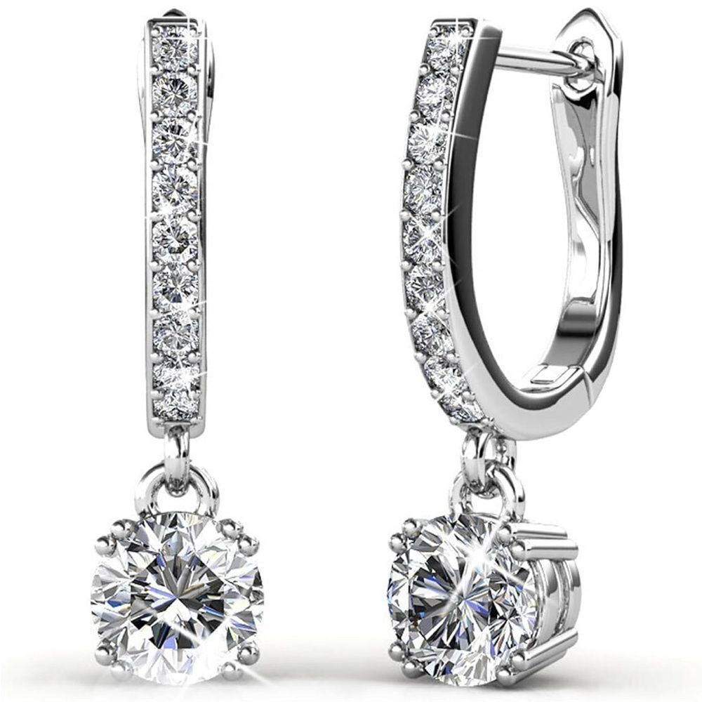 0420‎ Cate & Chloe McKenzie 18k Gold-Plated Dangle EarringsW-Simulated Crystals